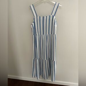 J Jill size MP stripe sun dress, cotton, brand new, never worn